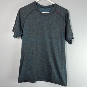 lululemon men’s metal vent tech athletica Charcoal Short Sleeve Tee